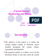 GSM Based Remote Monitoring and Billingppt