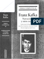 Un Artista Del Hambre - Franz Kafka