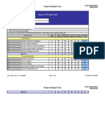 Project Budget Template