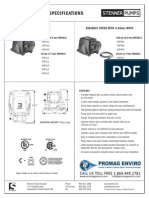 Stenner SVP1 Series Peristaltic Metering Pump Spec Sheet