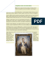 Datos Biográficos de Don José de San Martín