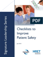 Checklist Patient Safety