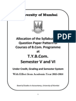 Semester V and VI