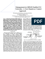 Radio Resource Management in MBMS Enabled 3G Mobile Cellular Networks: A New Handover Control Approach