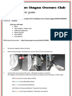 How To Guide - Apexi Super Afc II Installation Into A Nissan Stagea wgnc34 Rb25det