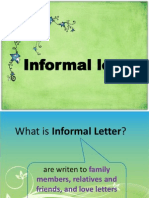 Informal Letter Powerpoint