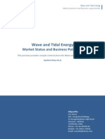 Wave and Tidal Energy: Market Status and Business Potential