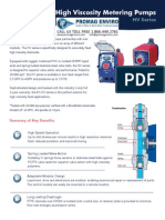 Walchem Pump EH-HV Series Brochure, EWN, EHE35E1, EHE35E2