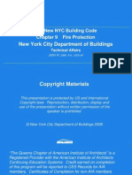 New York City Department of Buildings: The New NYC Building Code Chapter 9 Fire Protection