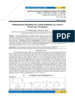 Mathematical Modelling of Cyanide Inhibition On Cassava Wastewater Treatment