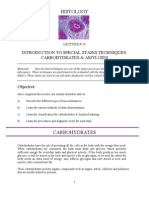 Histology: Introduction To Special Stains Techniques: Carbohydrates & Amyloids