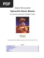 Simon Wiesenthal - Operacion Nuevo Mundo - La Mision Secreta de Cristobal Colon