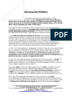 Declaración Pública XX Caso Embajador