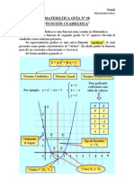 10) Función Cuadrática