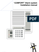 JA-60 "COMFORT" Alarm System Installation Manual