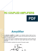 Frequency Response of Two Stage RC Coupled Amplifier