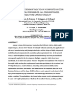 Multi-Disciplinary Design Optimization of A Composite Car Door For Structural Performance, NVH, Crash Worthiness, Durability and Manufacturability