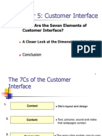 Customer Interface