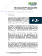 04.0 Conclusiones Del Estudio de Hidrologia y Drenaje