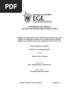 Análisis de La Opnión Del Docente - Mónica Arias Crisóstomo