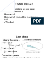 Class 6 - Eqns of Motion