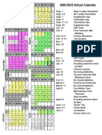 2009-2010 Trimester Calendar Complete