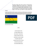 El Diseño de La Bandera Del Estado Anzoátegui Según Consta en Decreto Nº 138 Del Ejecutivo Regional Firmado Por Los Gobernadores Alejandro Jesus Maza