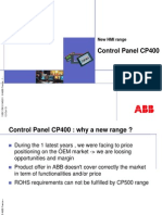 Cp400 Control Panel Presentation