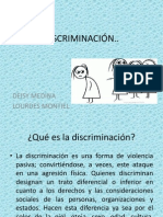 DISCRIMINACIÓN