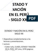 Clases, Estado y Nación en El Perú - Siglo XX