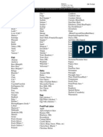 Type O Food List: This List May Not Be Reproduced For Commercial Purposes or Used As Part of A Fee Based Consultation