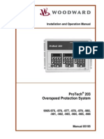 Installation and Operation Manual: Protech 203 Overspeed Protection System