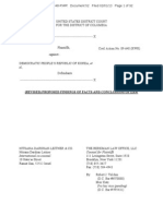 Kim v. North Korea - Findings of Fact Submitted