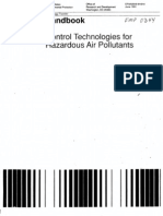 EPA Control Technologies Hazardous Pollutants 1991