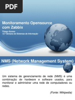 Monitoramento Open Sourcecom Zabbix