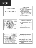 Special Circulations