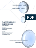 Informe de Queso Fresco