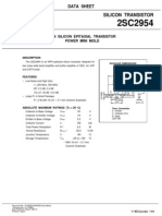 Silicon Transistor: Data Sheet Data Sheet