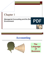 1 - Chap 01 - Managerial Accounting and The Business Environment