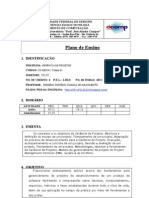 Plano de Ensino Gerencia de Projetos - UFS - 2013-2