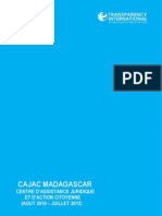 CENTRE D'ASSISTANCE JURIDIQUE ET D'ACTION CITOYENNE (CAJAC) MADAGASCAR (Août 2010 - Juillet 2013)