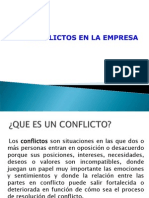 Conflictos en La Empresa