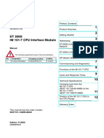 Siemens IM151-7 CPU System Manual - 0