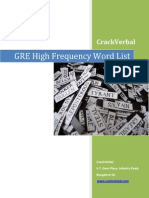 CrackVerbal GRE Word List