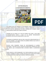 Lectura Reflexiva La Contaminación y Los Tipos de Contaminación