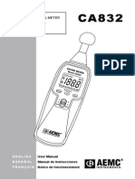 Sound Level Meter Sonometro Sonomètre: English Español Français