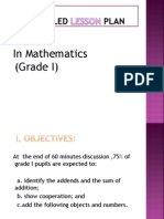 Semi Detailed Lesson Plan in Mathematics (Grade