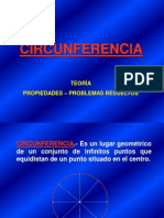 CIRCUNFERENCIA: Teoría y Problemas Resueltos