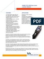 HAWK XTS-2500 Non-Linear Junction Detector: Features Applications