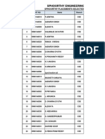 Selected - Students List